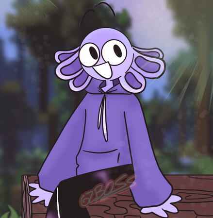 commissioned a while back idk why i asked for it to be purple